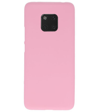 Color TPU Hoesje voor Huawei Mate 20 Pro Roze