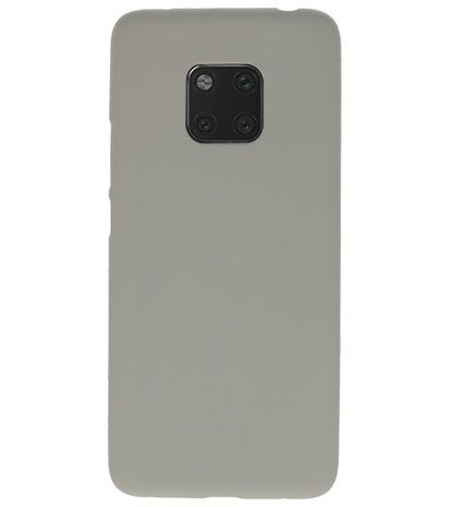 Color TPU Hoesje voor Huawei Mate 20 Pro Grijs