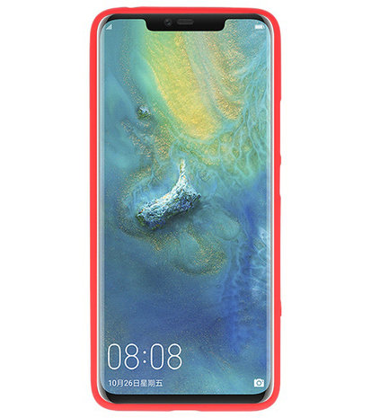 Color TPU Hoesje voor Huawei Mate 20 Pro Rood