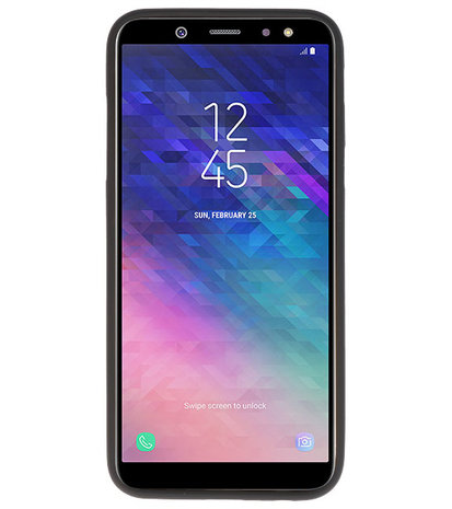 Color TPU Hoesje voor Samsung Galaxy A6 2018 Zwart