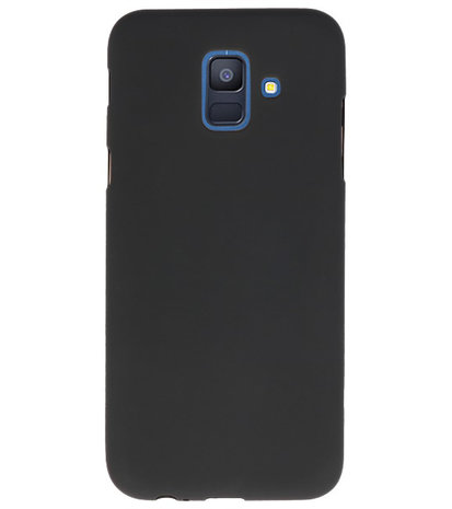 Color TPU Hoesje voor Samsung Galaxy A6 2018 Zwart