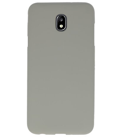 Color TPU Hoesje voor Samsung Galaxy J7 2018 Grijs