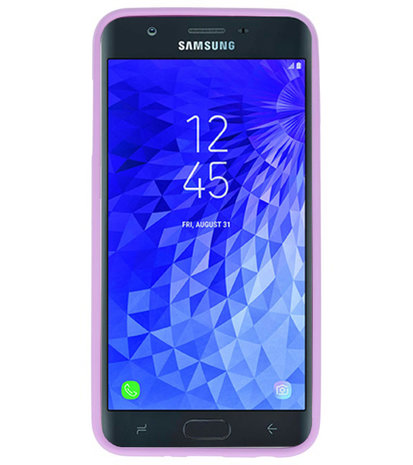 Color TPU Hoesje voor Samsung Galaxy J7 2018 Paars