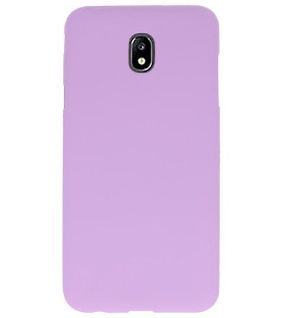 Color TPU Hoesje voor Samsung Galaxy J7 2018 Paars