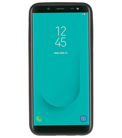 Color TPU Hoesje voor Samsung Galaxy J6 Zwart