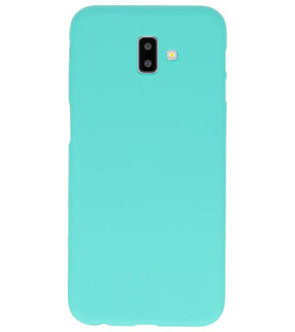 Color TPU Hoesje voor Samsung Galaxy J6 Plus Turquoise