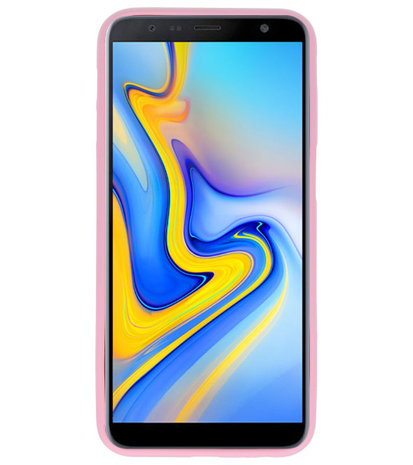 Color TPU Hoesje voor Samsung Galaxy J6 Plus Roze