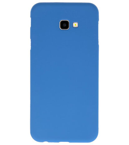 Color TPU Hoesje voor Samsung Galaxy J4 Plus Navy