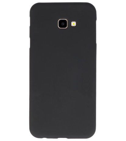 Color TPU Hoesje voor Samsung Galaxy J4 Plus Zwart