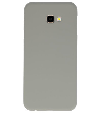 Color TPU Hoesje voor Samsung Galaxy J4 Plus Grijs