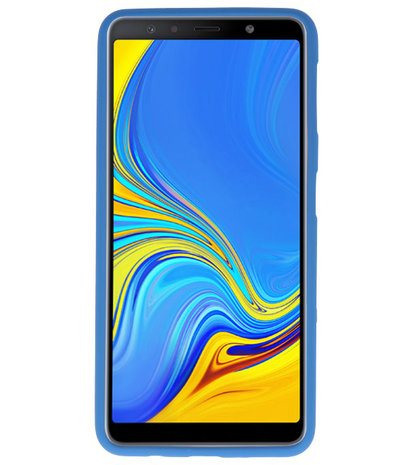 Color TPU Hoesje voor Samsung Galaxy A7 2018 Navy