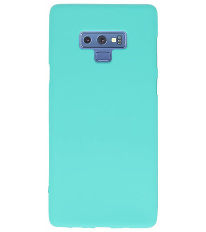 Color TPU Hoesje voor Samsung Galaxy Note 9 Turquoise