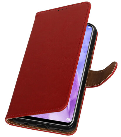 Hoesje voor Huawei Nova 3 Pull-Up Booktype Rood