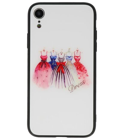 Print Hardcase voor iPhone XR Dress