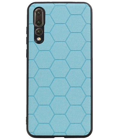 Hexagon Hard Case voor Huawei P20 Pro Blauw