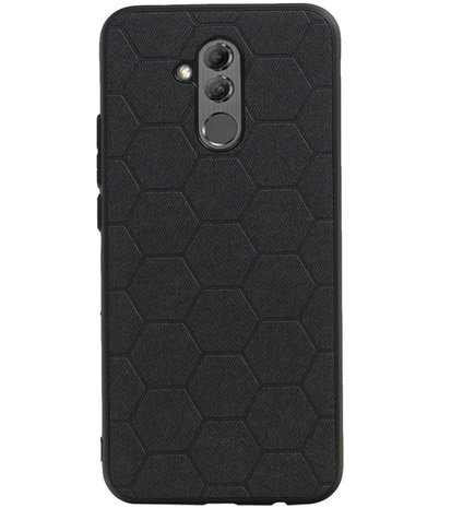 Hexagon Hard Case voor Huawei Mate 20 Lite Zwart