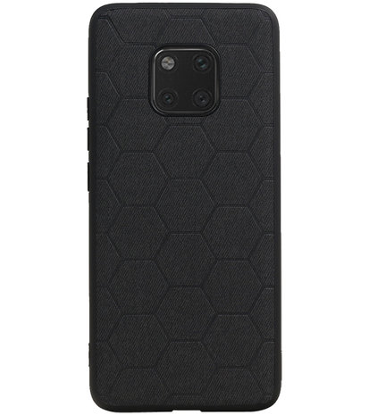 Hexagon Hard Case voor Huawei Mate 20 Pro Zwart