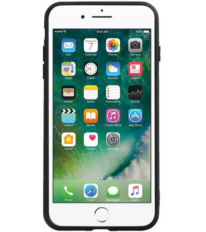 Hexagon Hard Case voor iPhone 8 Plus / iPhone 7 Plus Grijs
