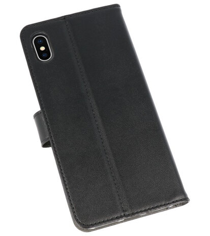 Wallet Cases Hoesje voor iPhone XS - X Zwart