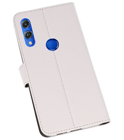Wallet Cases Hoesje voor Huawei Honor 8X Wit