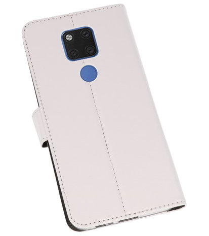 Wallet Cases Hoesje voor Huawei Mate 20 X Wit