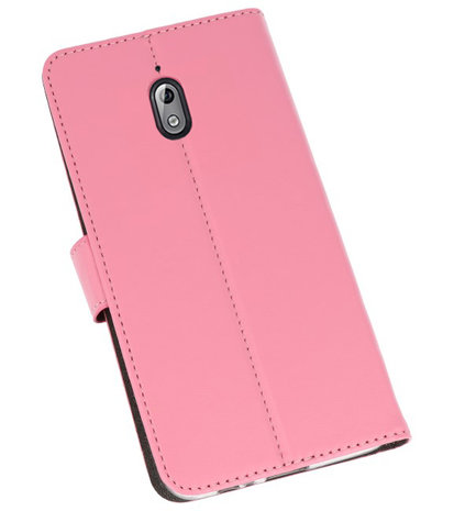 Wallet Cases Hoesje voor Nokia 3.1 Roze