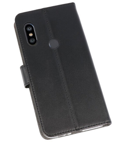 Wallet Cases Hoesje voor XiaoMi Redmi Note 6 Pro Zwart
