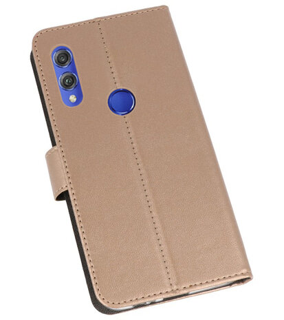 Wallet Cases Hoesje voor Huawei Note 10 Goud