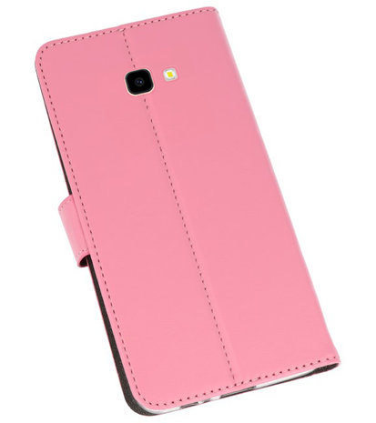 Wallet Cases Hoesje voor Galaxy J4 Plus Roze