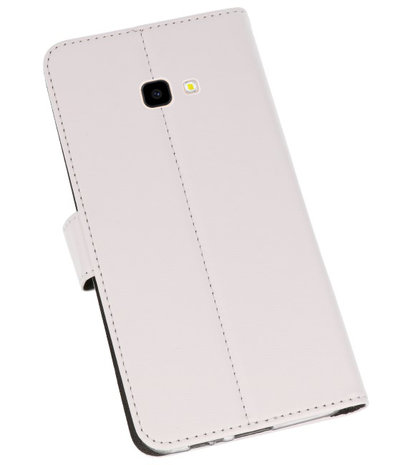 Wallet Cases Hoesje voor Galaxy J4 Plus Wit