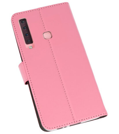 Wallet Cases Hoesje voor Samsung Galaxy A9 2018 Roze