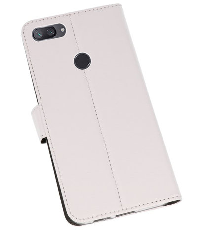 Wallet Cases Hoesje voor XiaoMi Mi 8 Lite Wit