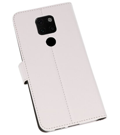 Wallet Cases Hoesje voor Huawei Mate 20 Wit