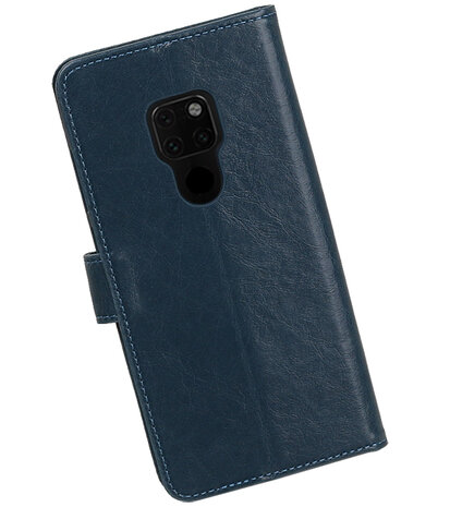 Hoesje voor Huawei Mate 20 Pull-Up Booktype Blauw