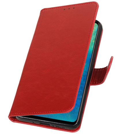 Hoesje voor Huawei Mate 20 Pull-Up Booktype Rood