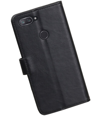 Hoesje voor XiaoMi Mi 8 Lite Pull-Up Booktype Zwart