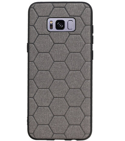 Hexagon Hard Case voor Samsung Galaxy S8 Plus Grijs