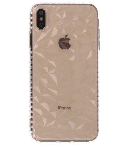 Transparant Geometric Style Siliconen Hoesjes voor iPhone XS Max