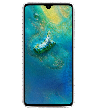 Transparant Geometric Style Siliconen Hoesjes voor Huawei Mate 20