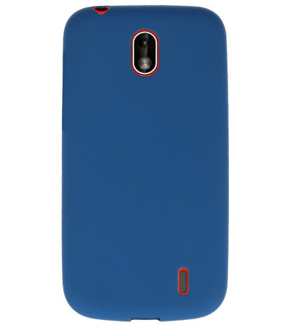 Navy Color TPU Hoesje voor Nokia 1