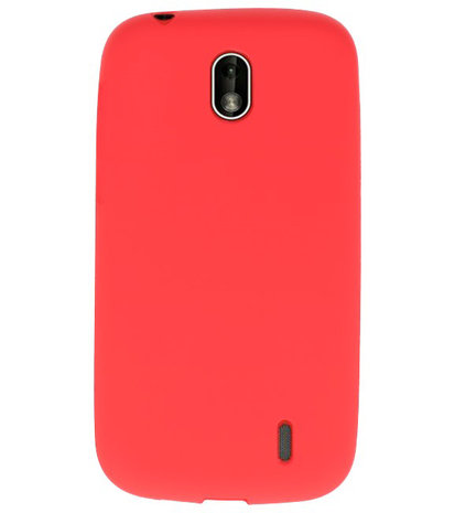 Rood Color TPU Hoesje voor Nokia 1