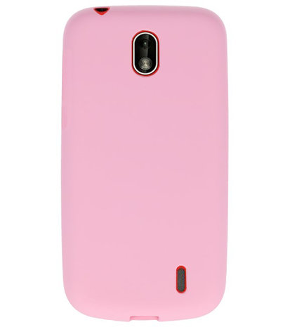 Roze Color TPU Hoesje voor Nokia 1