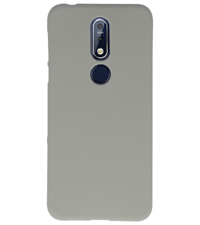 Grijs Color TPU Hoesje voor Nokia 7.1