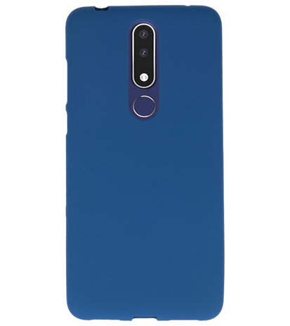 Navy Color TPU Hoesje voor Nokia 3.1 Plus