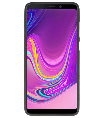 Zwart Color TPU Hoesje voor Samsung Galaxy A9 2018