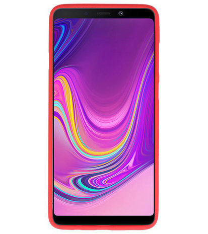 Rood Color TPU Hoesje voor Samsung Galaxy A9 2018