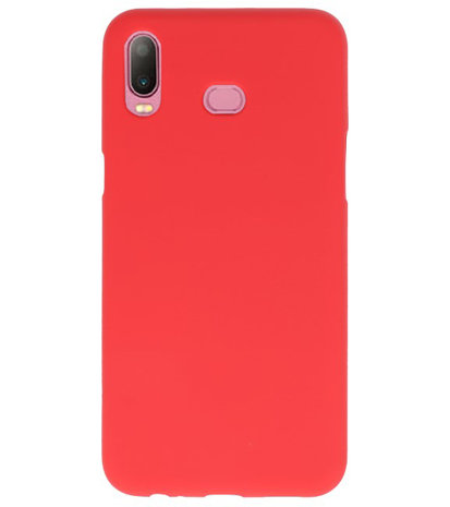 Rood Color TPU Hoesje voor Samsung Galaxy A6s