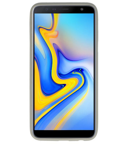 Grijs Color TPU Hoesje voor Samsung Galaxy A6 Plus