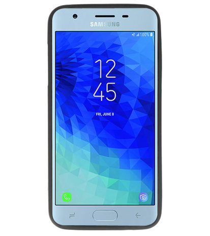 Zwart Color TPU Hoesje voor Samsung Galaxy J3 2018