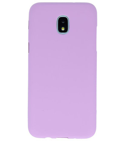 Paars Color TPU Hoesje voor Samsung Galaxy J3 2018